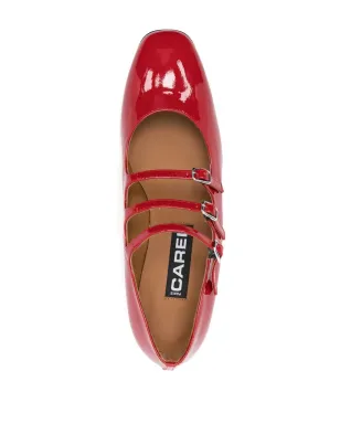 Carel Paris バックル付きパテントレザー パンプス - サムネイル4