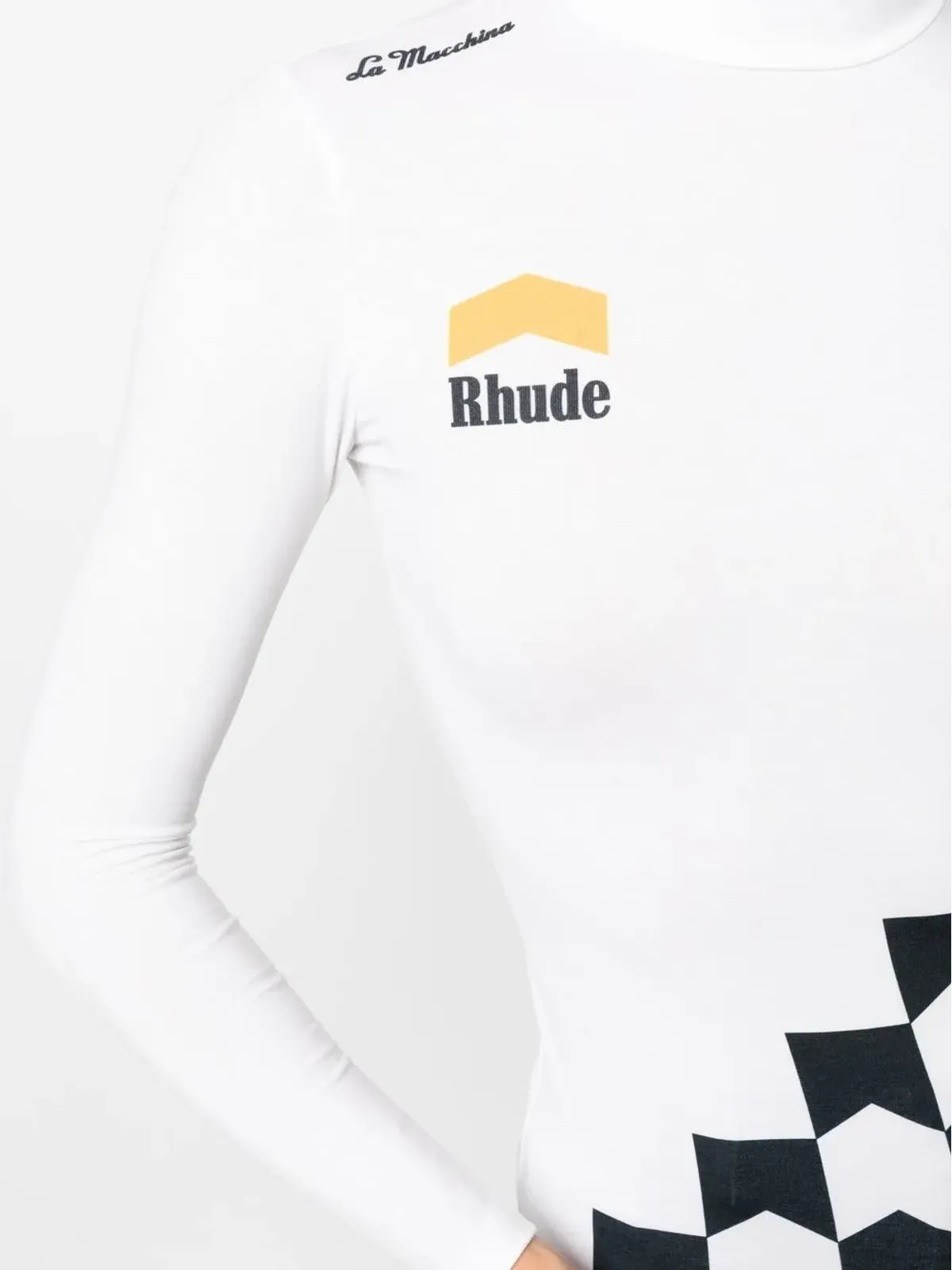 RHUDE ハイネック長袖Tシャツ - White - 画像5