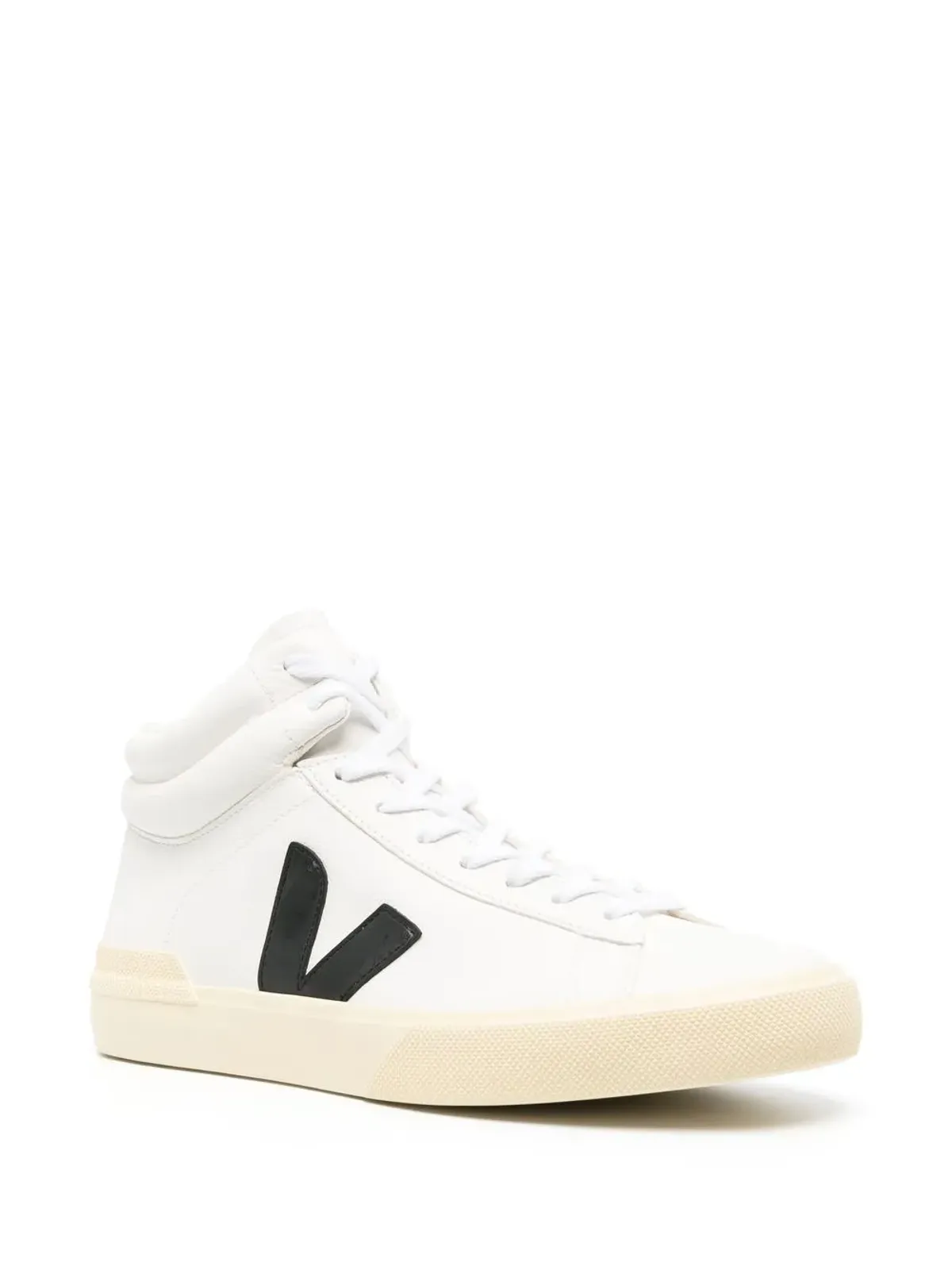 VEJA ロゴパッチ ハイトップスニーカー - 画像2