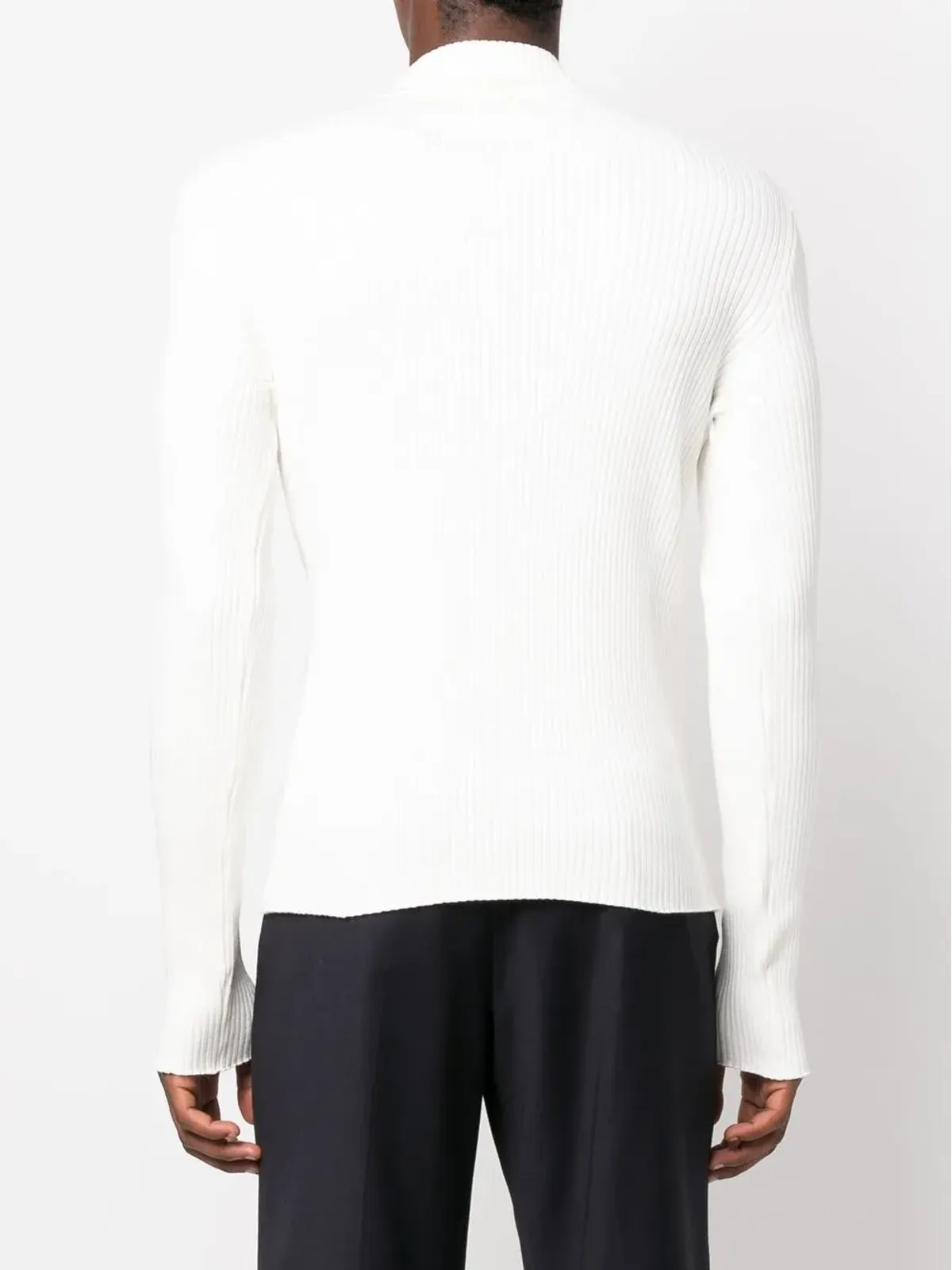 Courrèges リブ編み ロゴパッチ ジャンパー - 画像4