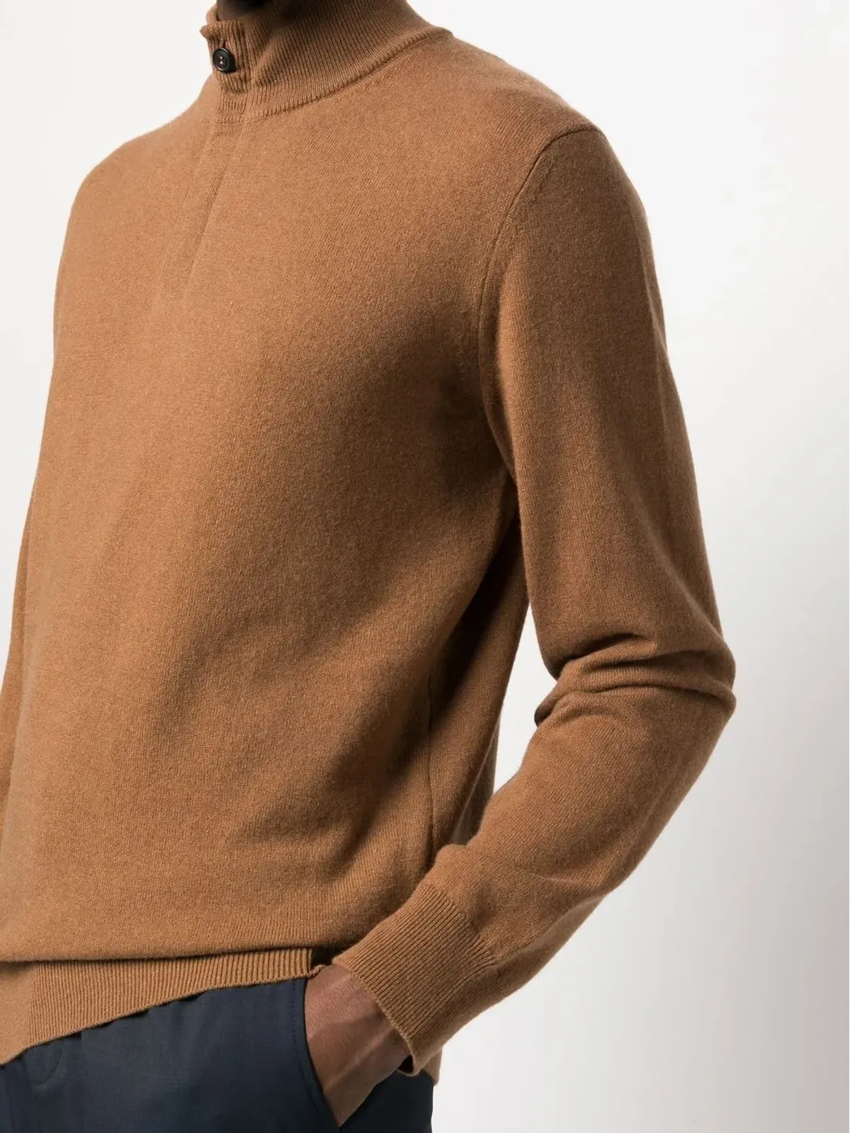 Zegna ハイネックカシミヤセーター - 画像3
