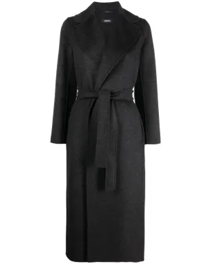 S Max Mara ベルト付きヴァージンウールコート - サムネイル1