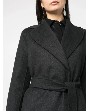 S Max Mara ベルト付きヴァージンウールコート - サムネイル5