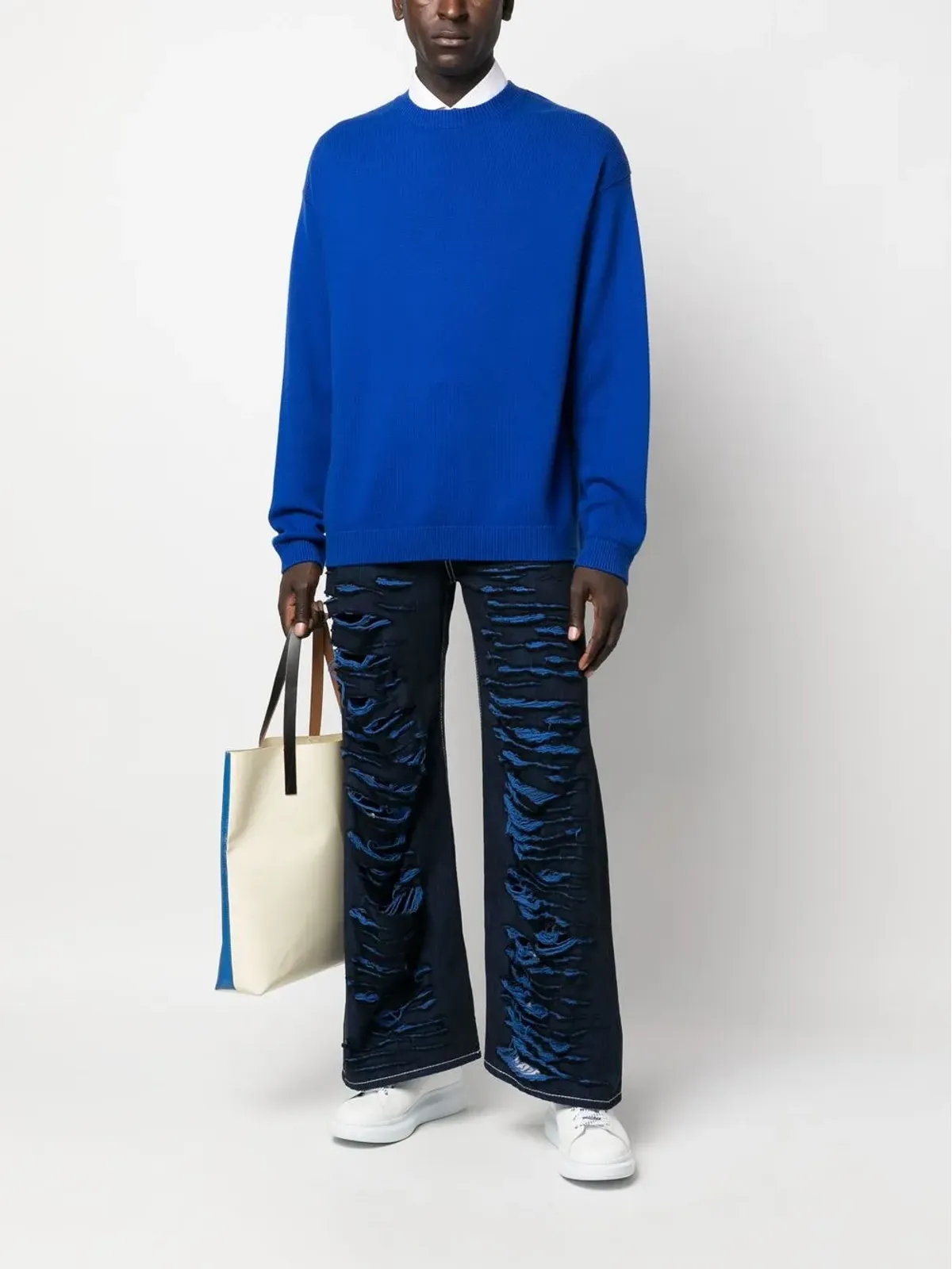 Marni ディストレスト・ストレートジーンズ - 画像2