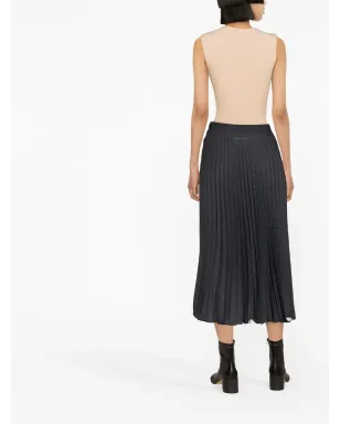 MM6 Maison Margiela ハイウェストプリーツスカート - サムネイル4