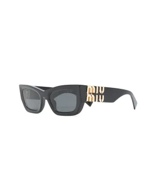 Miu Miu Eyewear ロゴプレート レクタンギュラー サングラス - サムネイル2