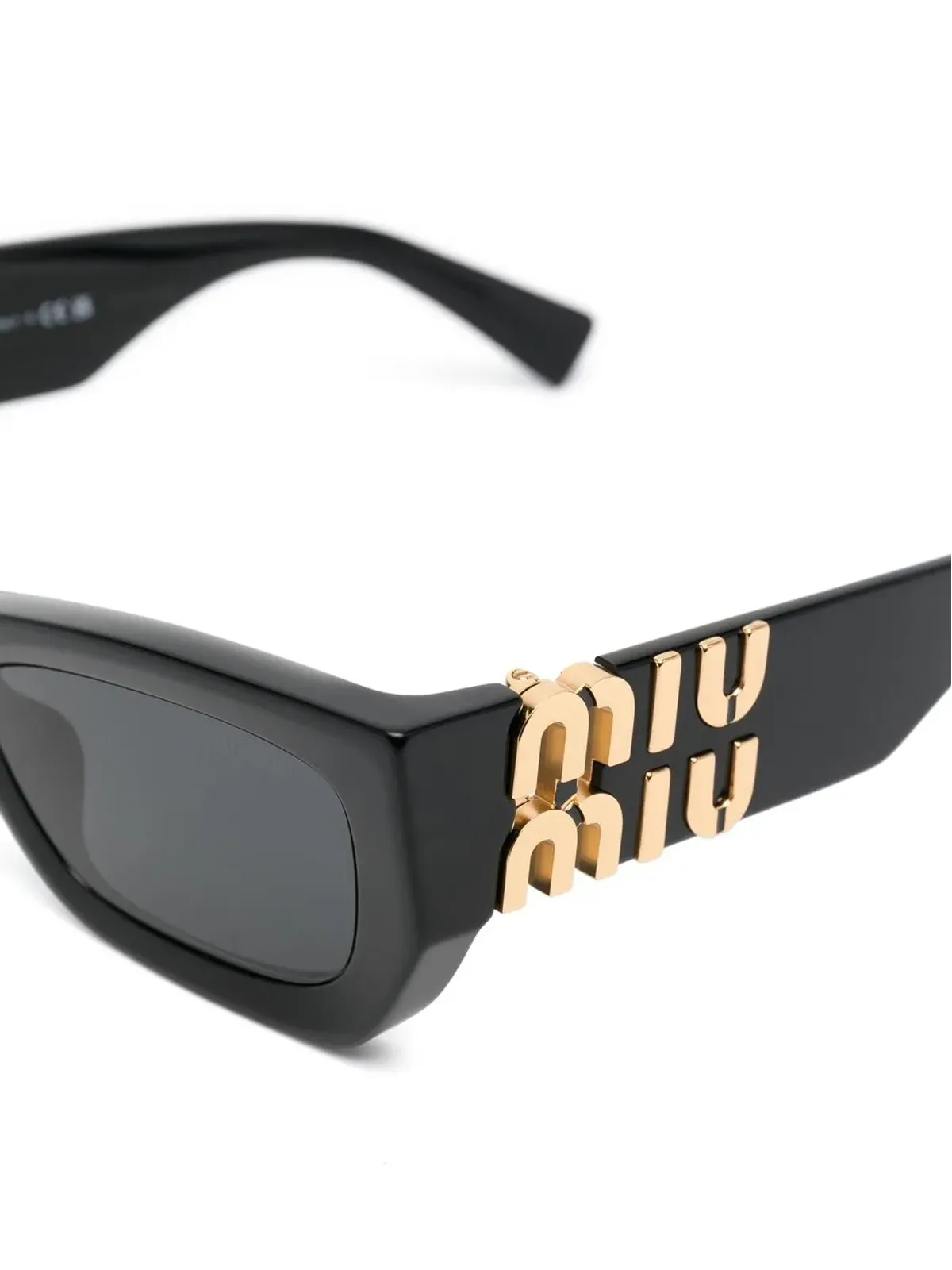 Miu Miu Eyewear ロゴプレート レクタンギュラー サングラス - 画像3