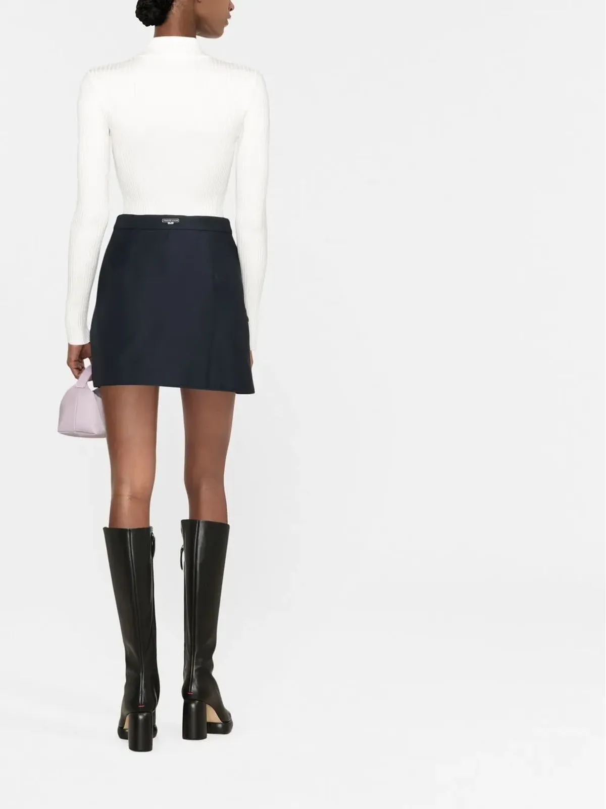 Courrèges リブ編みトップス - White - 画像4