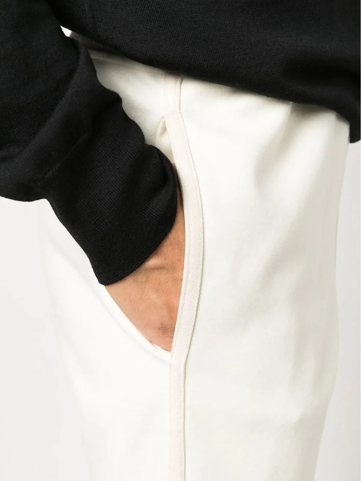 Jil Sander エラスティケイテッド ウエストバンド ウール トラックパンツ - 画像5