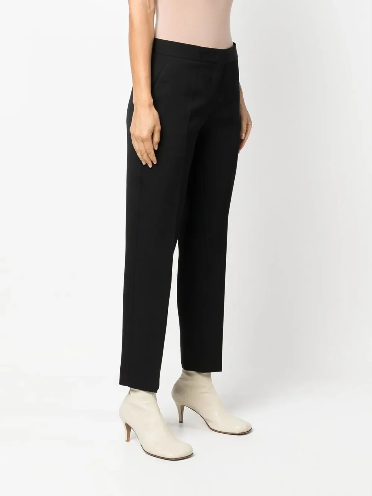 Jil Sander ストレートレッグウールパンツ（ブラック） - 画像3