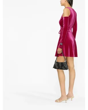 Versace Jeans Couture ベルベットのカットアウトドレス - サムネイル4