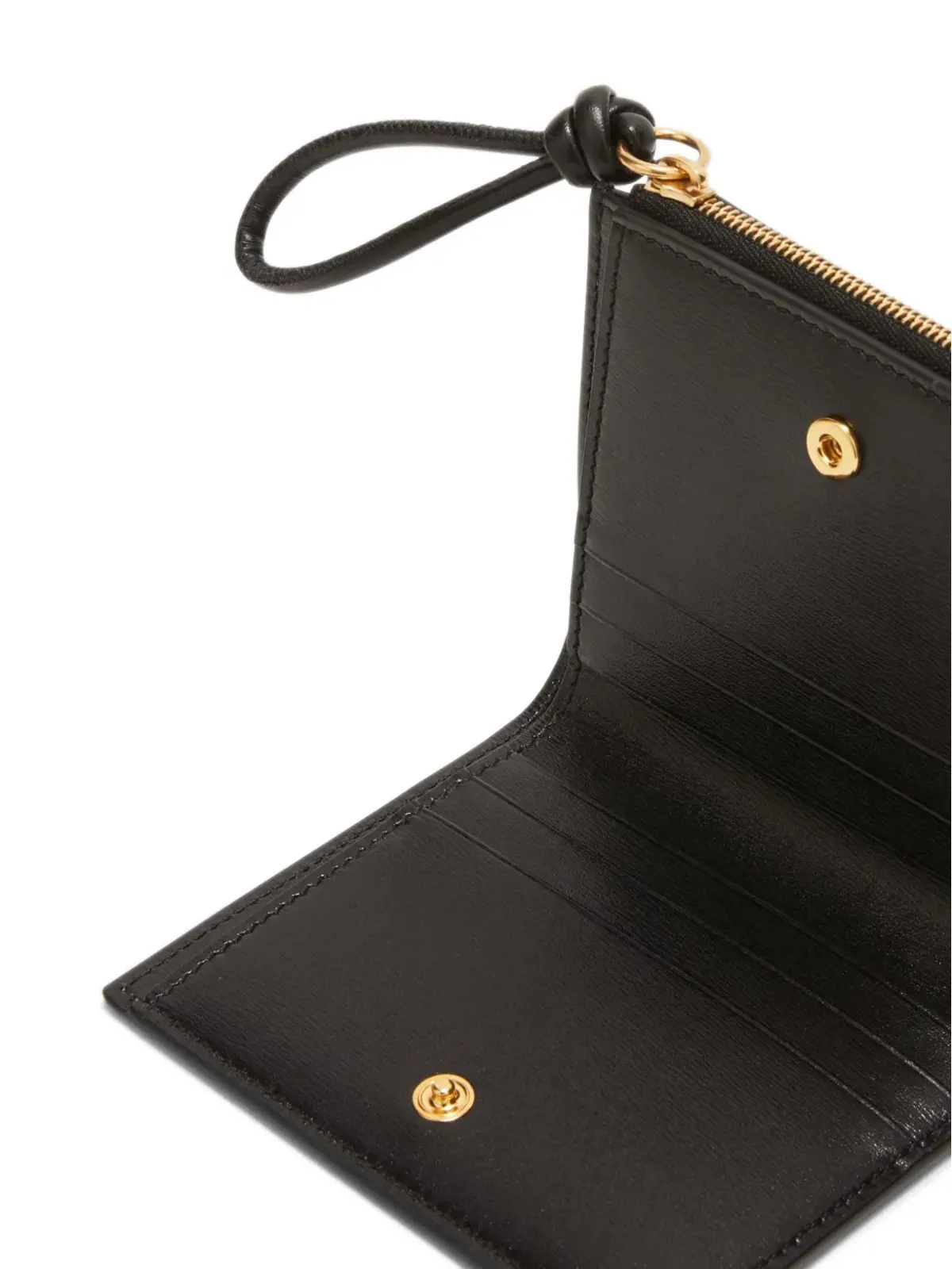 Jil Sander 小型二つ折りレザー財布 - 画像3