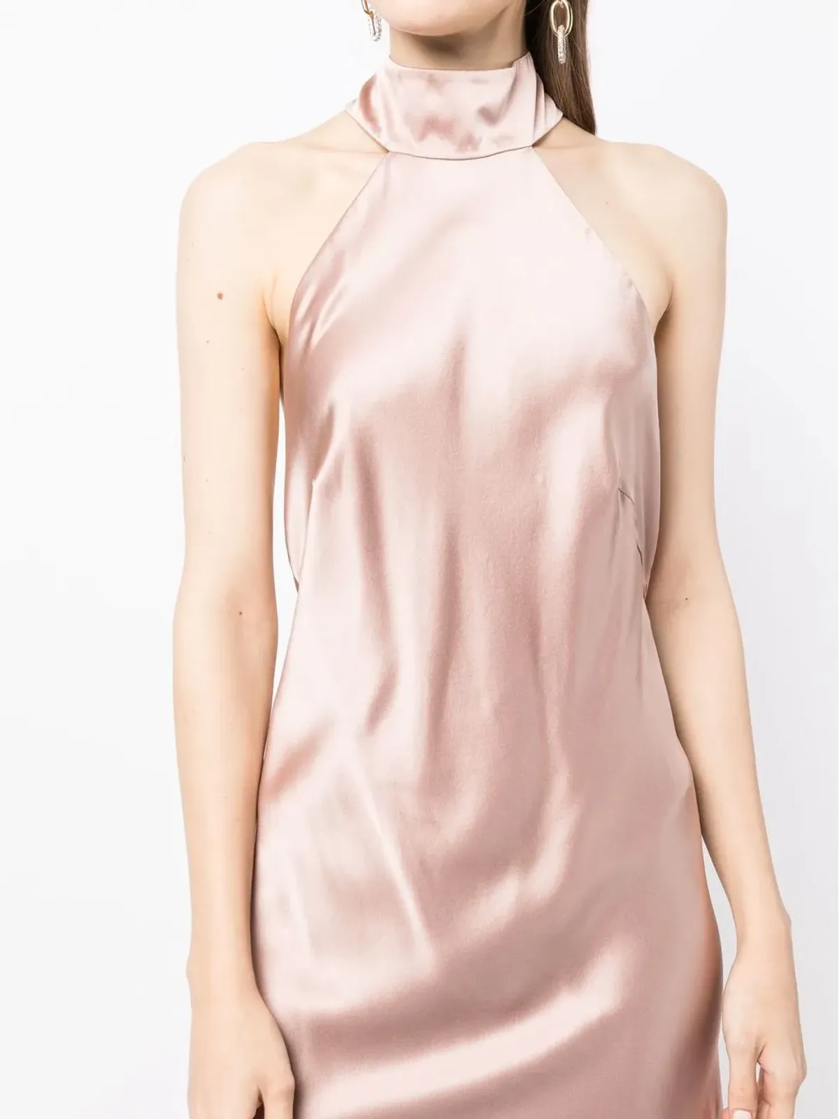 Michelle Mason バックレスホルターネック ガウン - 画像5