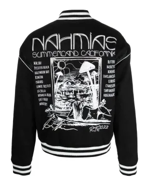 Nahmias グラフィックプリント ボンバージャケット - サムネイル2