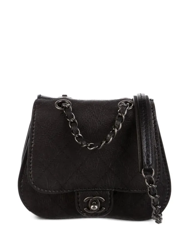 CHANEL Pre-Owned CHANEL Pre-Owned サドルダイヤモンドキルト ショルダーバッグの商品画像