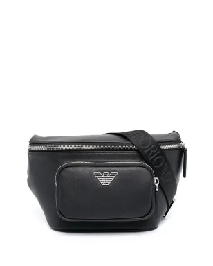Emporio Armani レザー ロゴプレート バッグ - サムネイル1