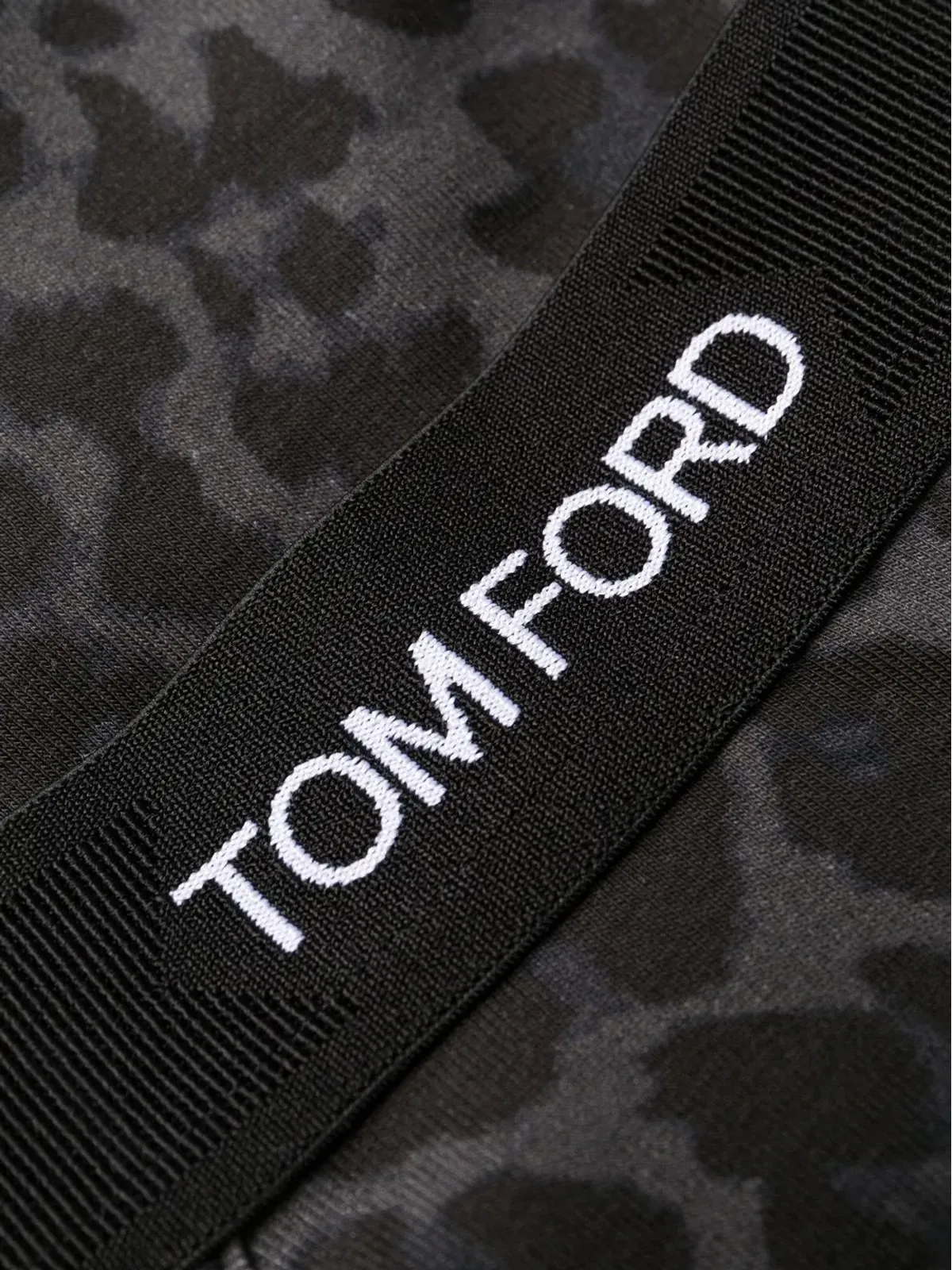 TOM FORD ロゴバンド・レオパード柄 ブリーフ - 画像3