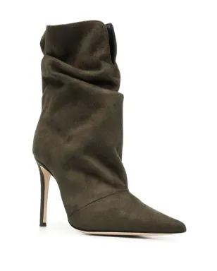 Giuseppe Zanotti スエード ポインテッドトゥ ブーツ - サムネイル2