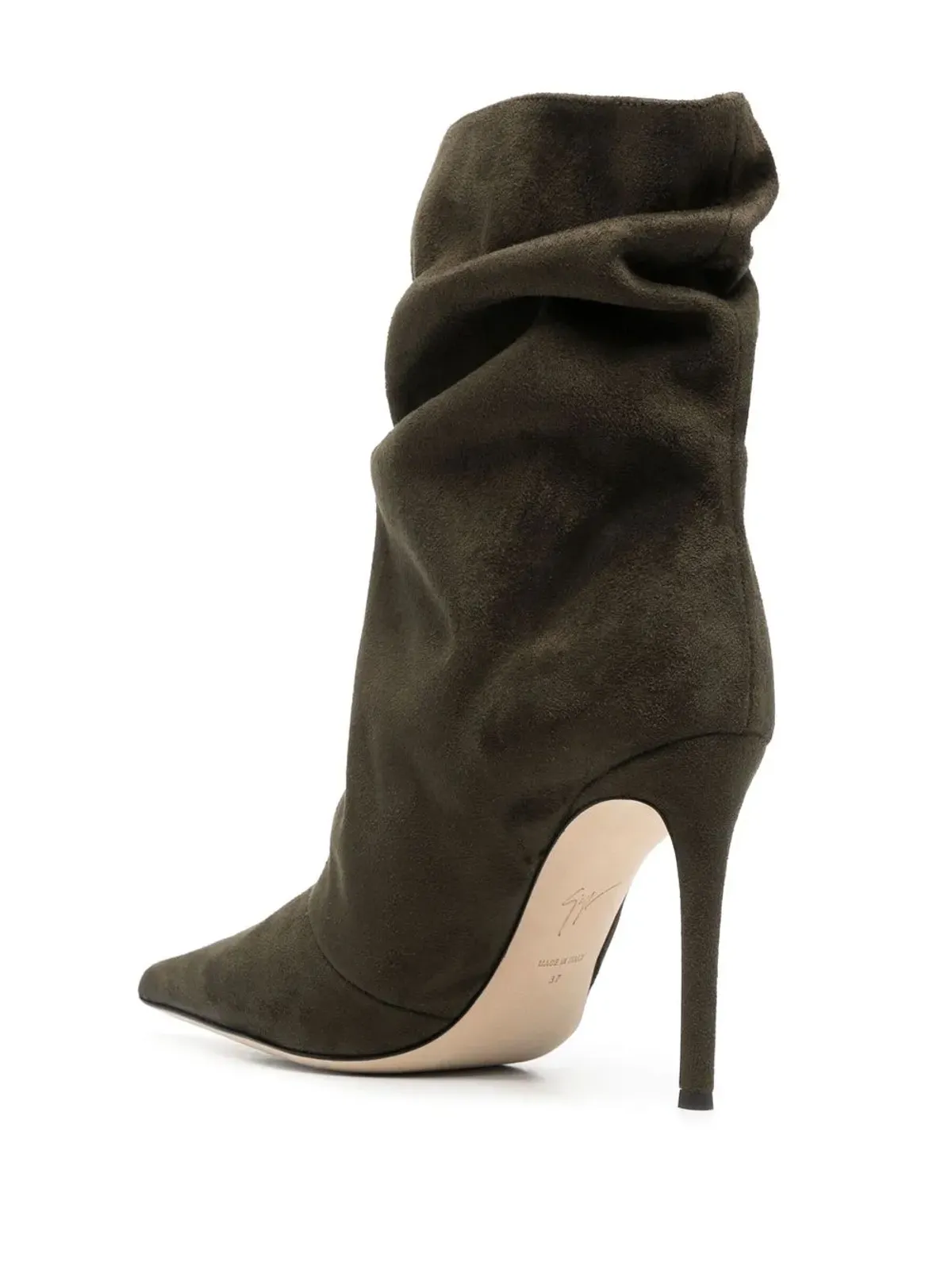 Giuseppe Zanotti スエード ポインテッドトゥ ブーツ - 画像3