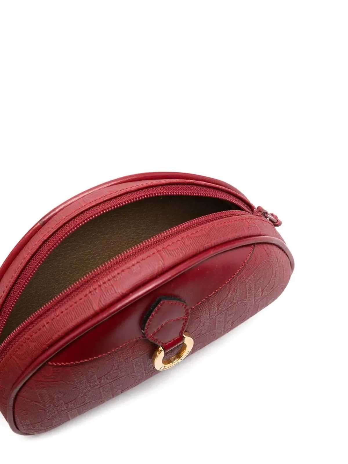 Christian Dior Pre-Owned 1980年代 トロター柄ポーチ - レッド - 画像3