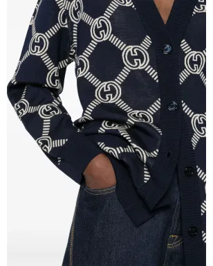 Gucci GGジャカード リバーシブル カーディガン - サムネイル5