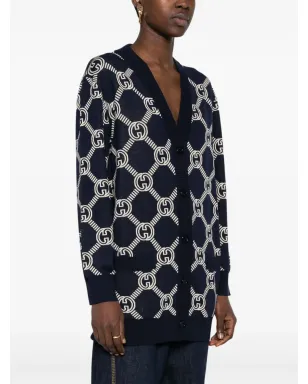 Gucci GGジャカード リバーシブル カーディガン - サムネイル3