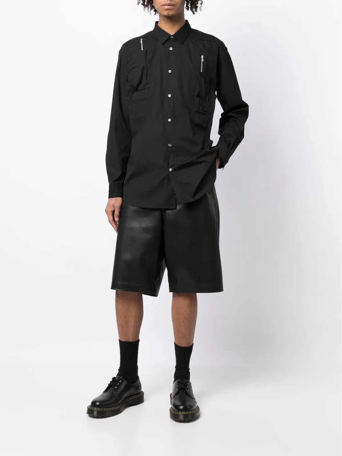 Comme Des Garçons Shirt ジップポケット長袖シャツ - 画像2