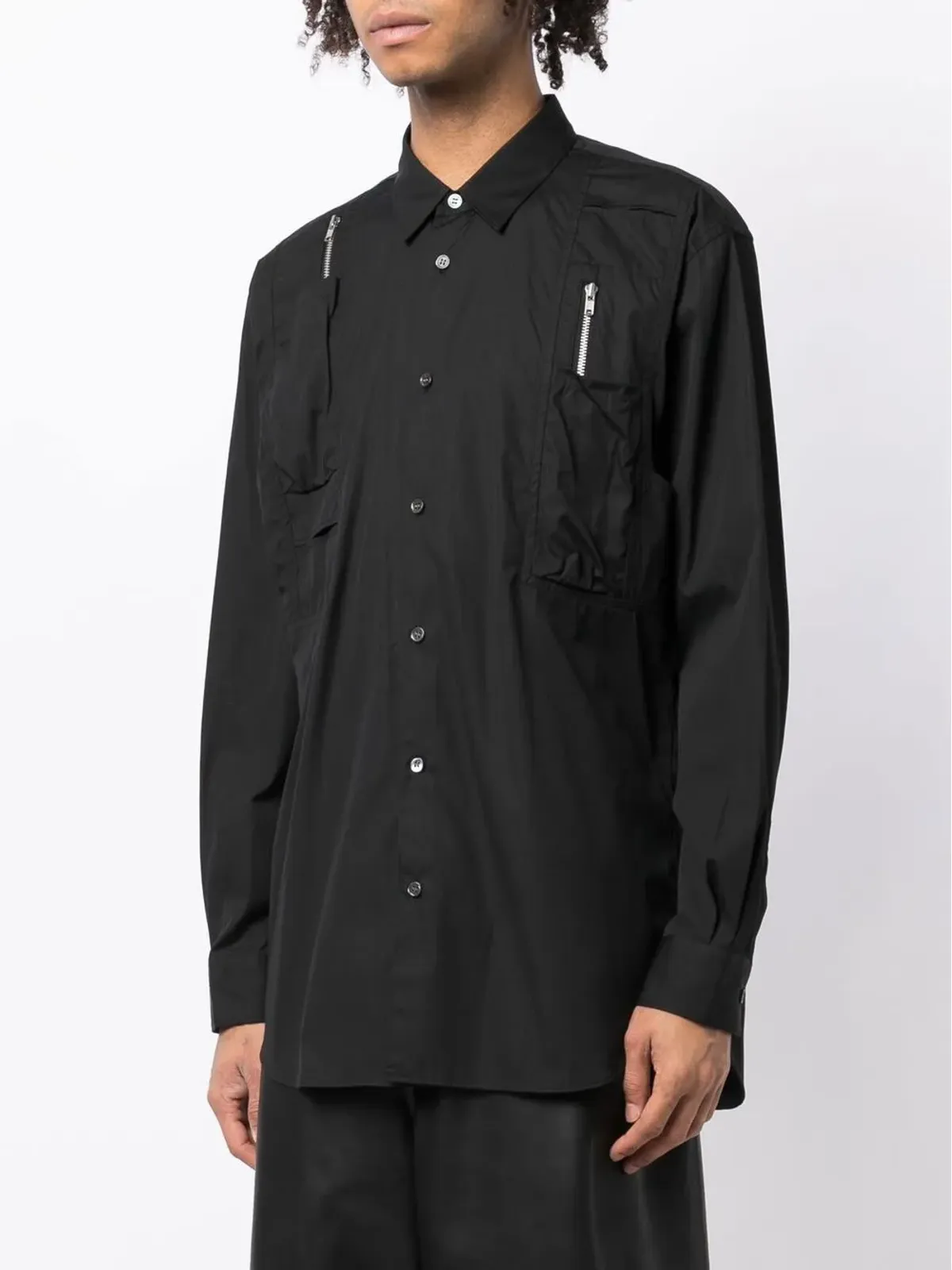 Comme Des Garçons Shirt ジップポケット長袖シャツ - 画像3