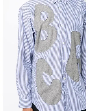 Comme Des Garçons Shirt アルファベットパッチディテール長袖シャツ - サムネイル5
