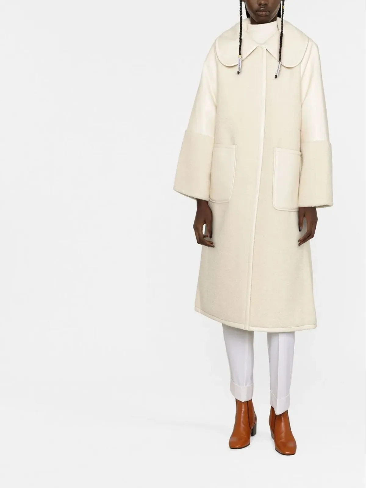 Baum Und Pferdgarten Dory フェイクシェアリングコート - White - 画像2