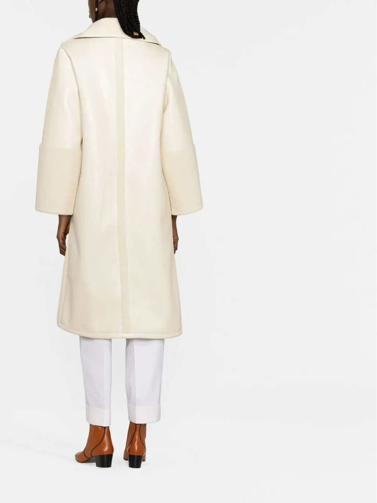 Baum Und Pferdgarten Dory フェイクシェアリングコート - White - 画像3