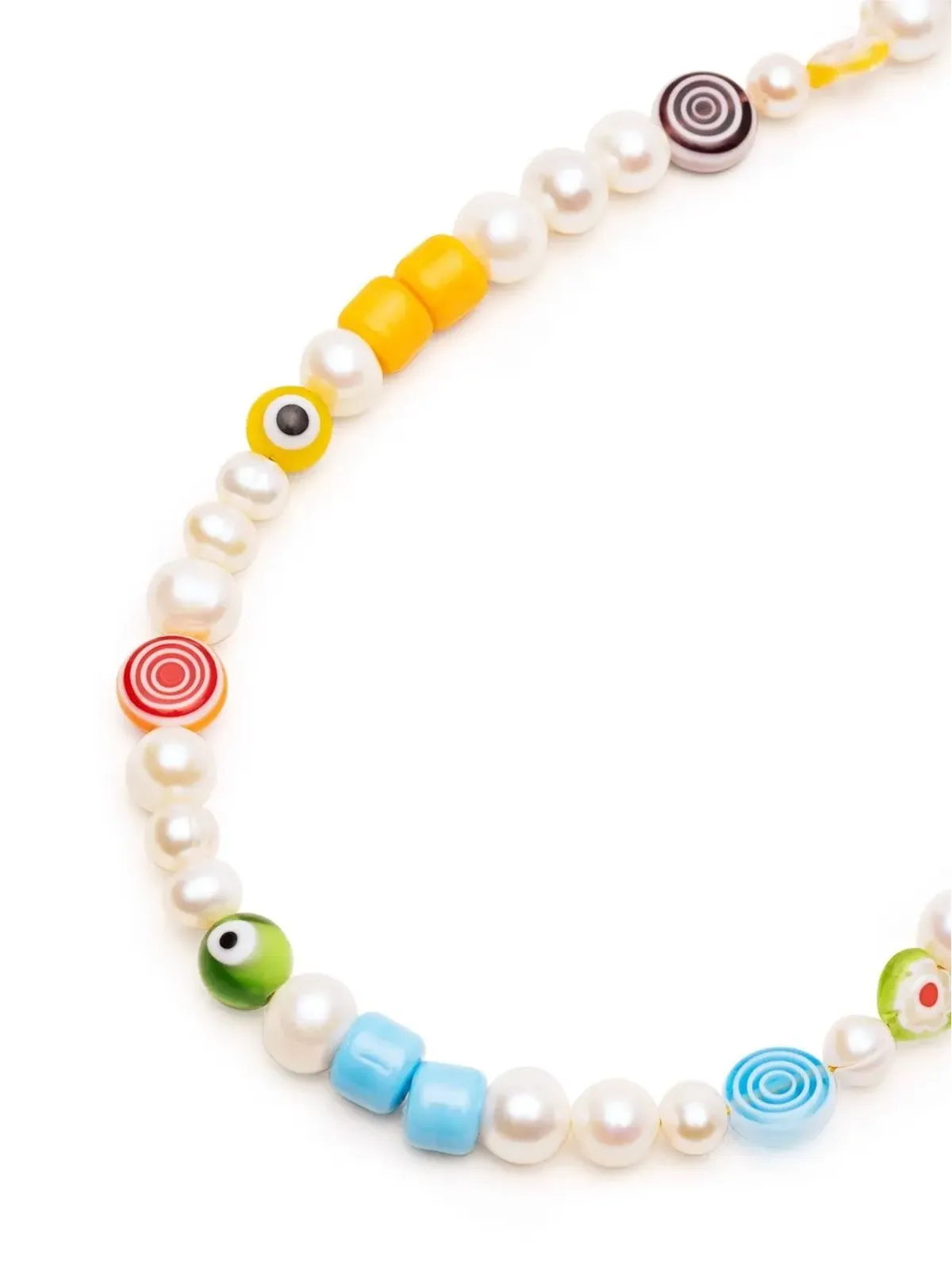 Nialaya Jewelry パール付きガラスチョーカー - 画像2