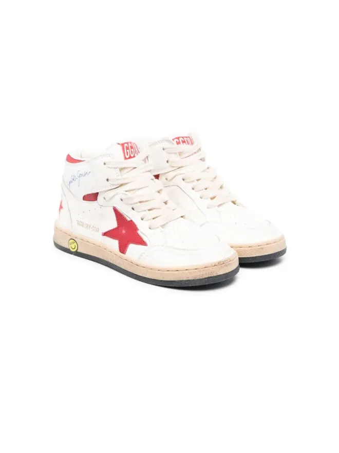 Golden Goose Kids Golden Goose Kids Sky-Star ハイカットスニーカーの商品画像
