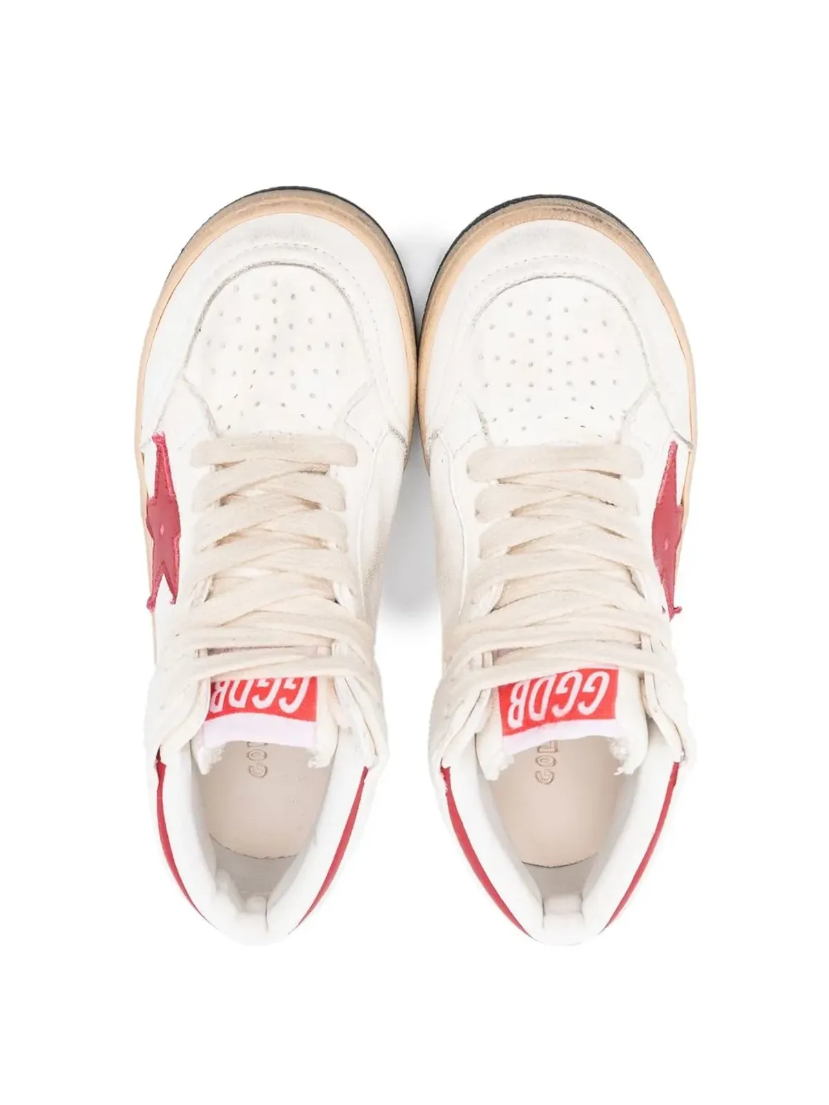 Golden Goose Kids Sky-Star ハイカットスニーカー - 画像3