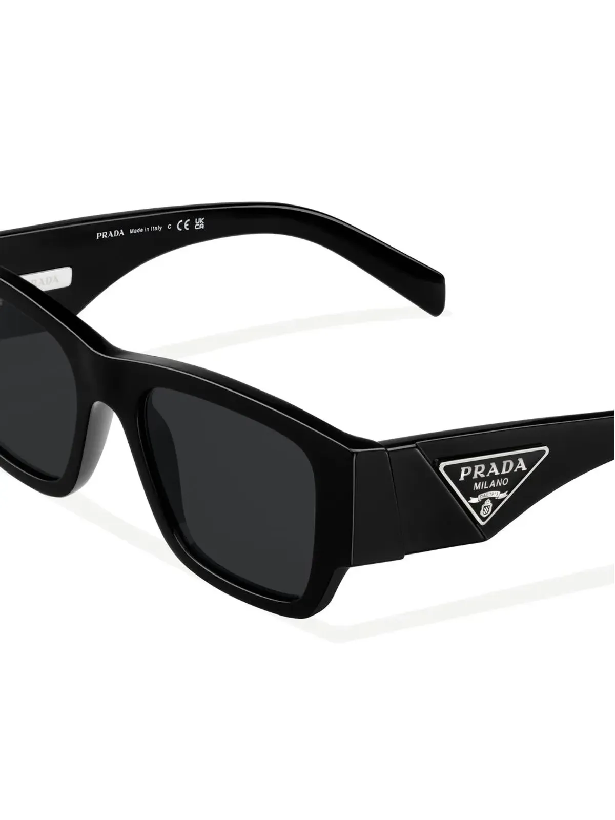 Prada Symbole square-frame sunglasses - Black - 画像3