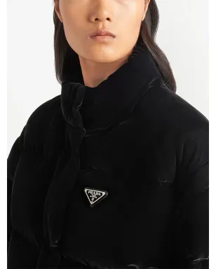 Prada コンバーチブル ベルベット ダウンジャケット - サムネイル5