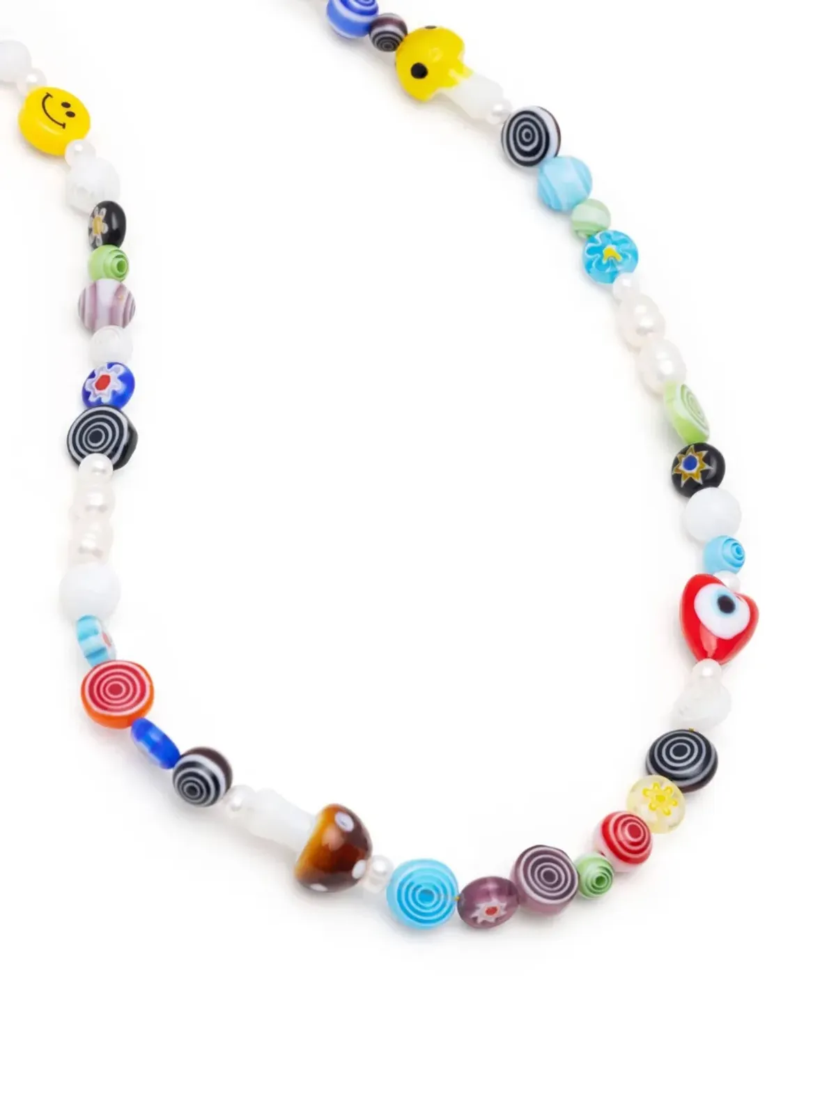 Nialaya Jewelry マッシュルームパール チョーカーネックレス - White - 画像2