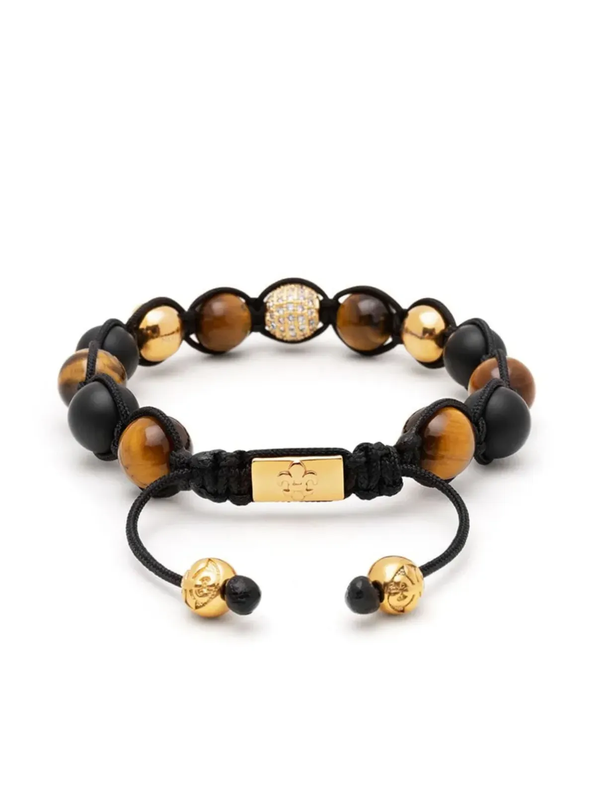 Nialaya Jewelry タイガーアイビーズ ブレスレット ブラウン - 画像2