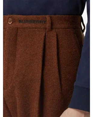 Burberry プリーツ入りワイドパンツ - サムネイル5