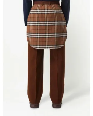 Burberry プリーツ入りワイドパンツ - サムネイル4