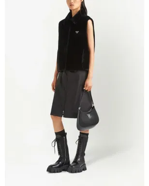 Prada リバーシブルシアリングベスト - サムネイル2