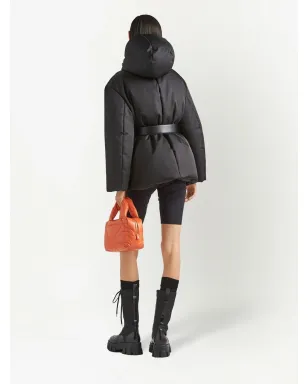Prada リサイクルナイロン フード付き ダウンジャケット - サムネイル3