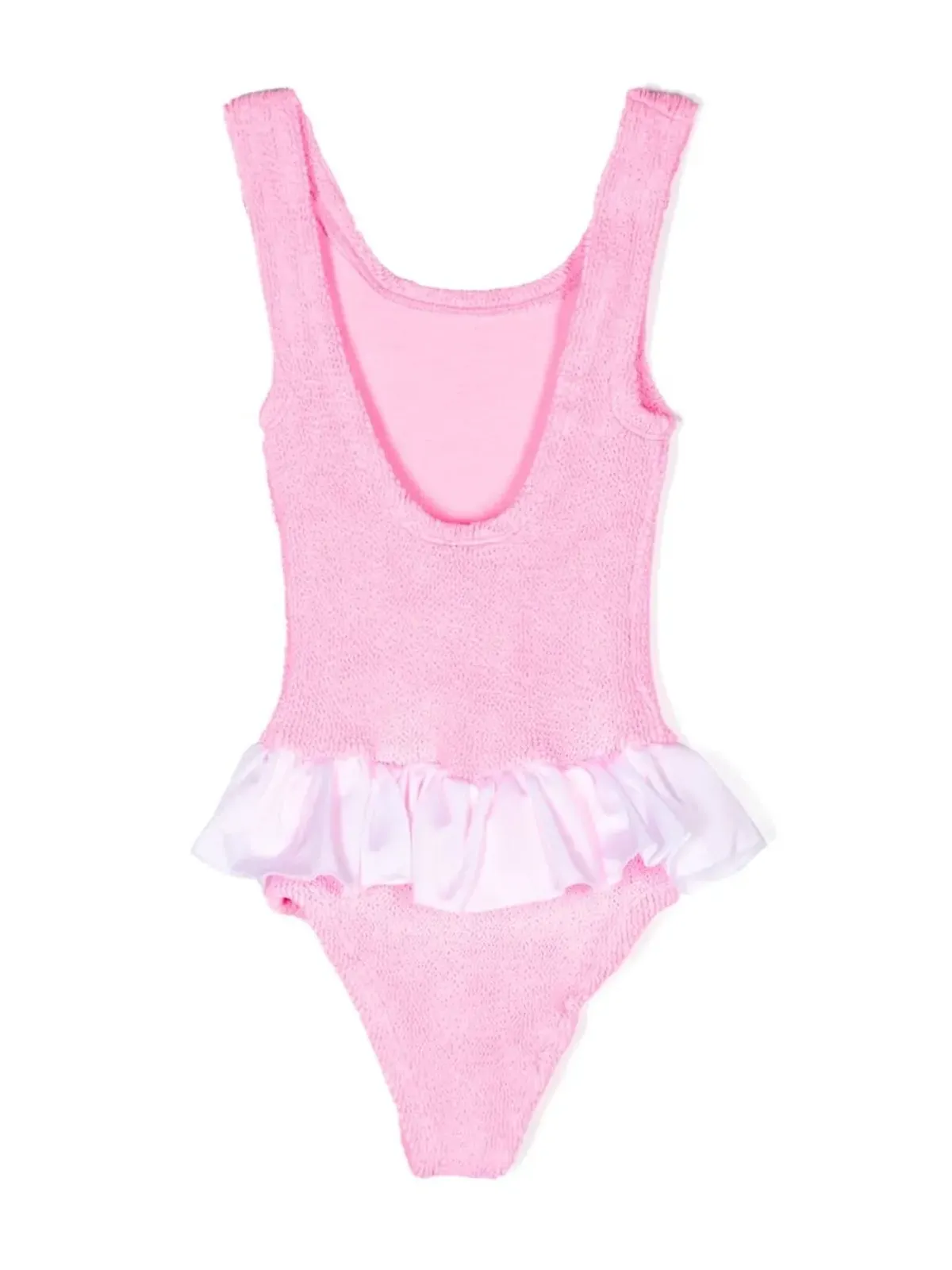 Hunza G Kids デニース フリル付きワンピース水着 - 画像2