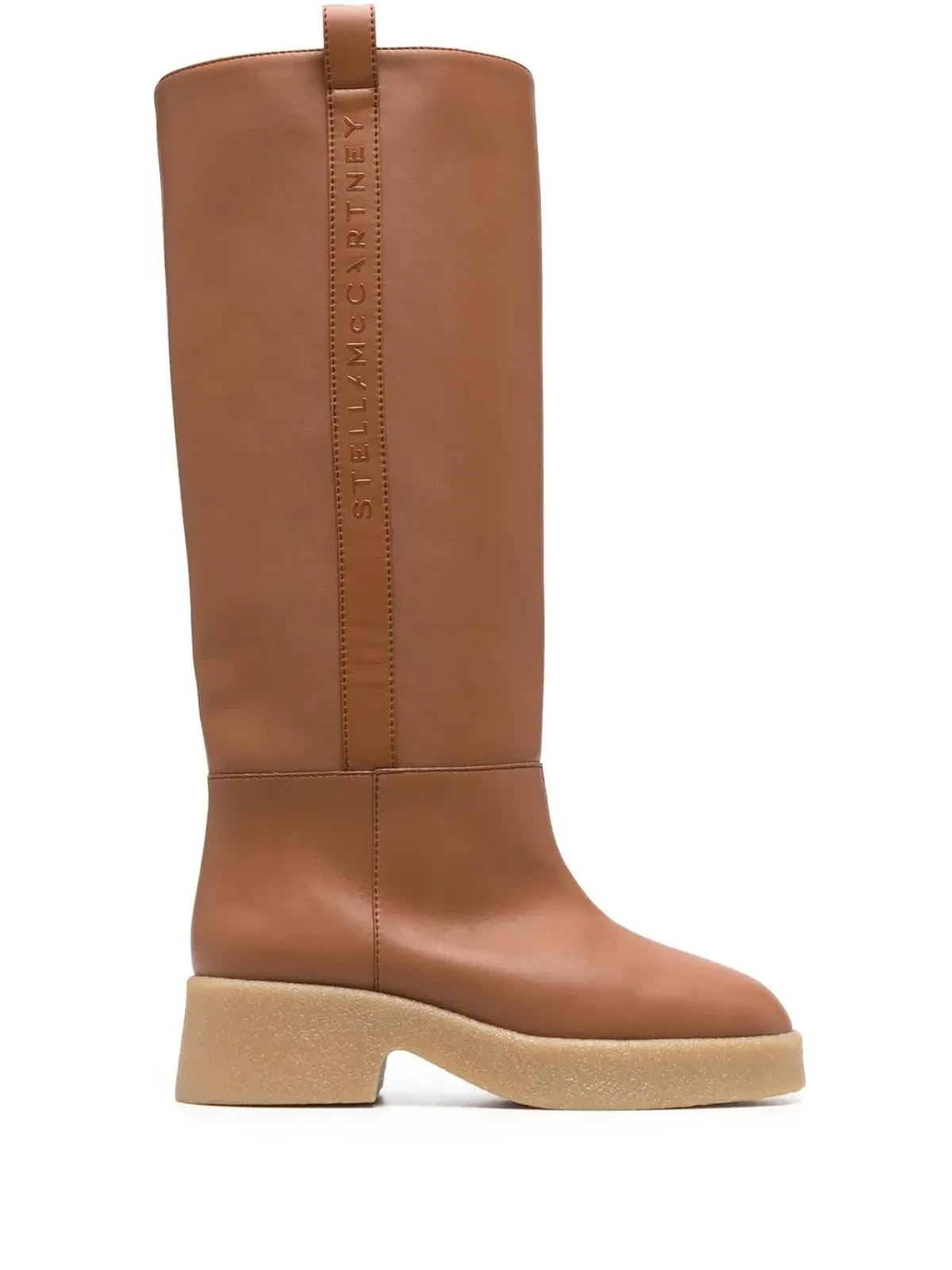 Stella McCartney Skyla ニー・ハイ プラットフォームブーツ - ブラック - 画像1