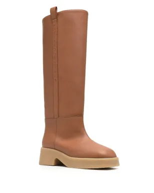 Stella McCartney Skyla ニー・ハイ プラットフォームブーツ - ブラック - サムネイル2