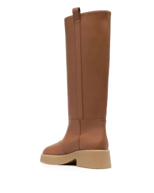 Stella McCartney Skyla ニー・ハイ プラットフォームブーツ - ブラック - サムネイル3