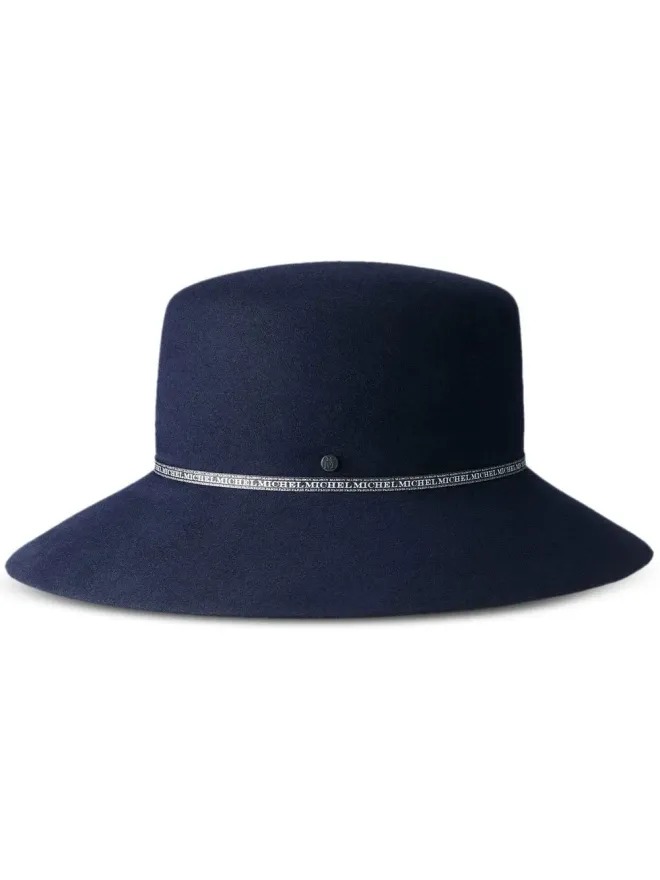 Maison Michel Maison Michel ニュ� ケンダル 折りたたみ帽子 ブルーの商品画像