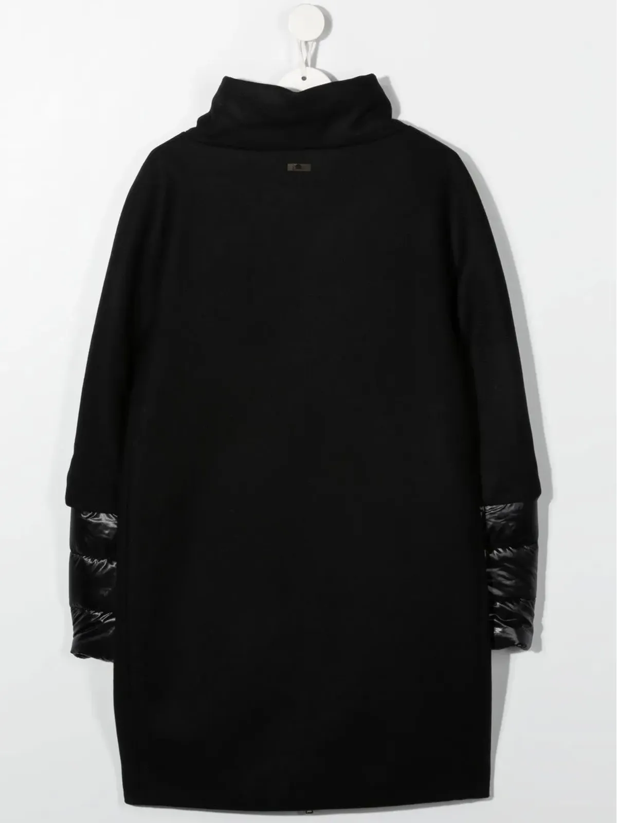 Herno Kids TEEN layered padded coat - Black - 画像2