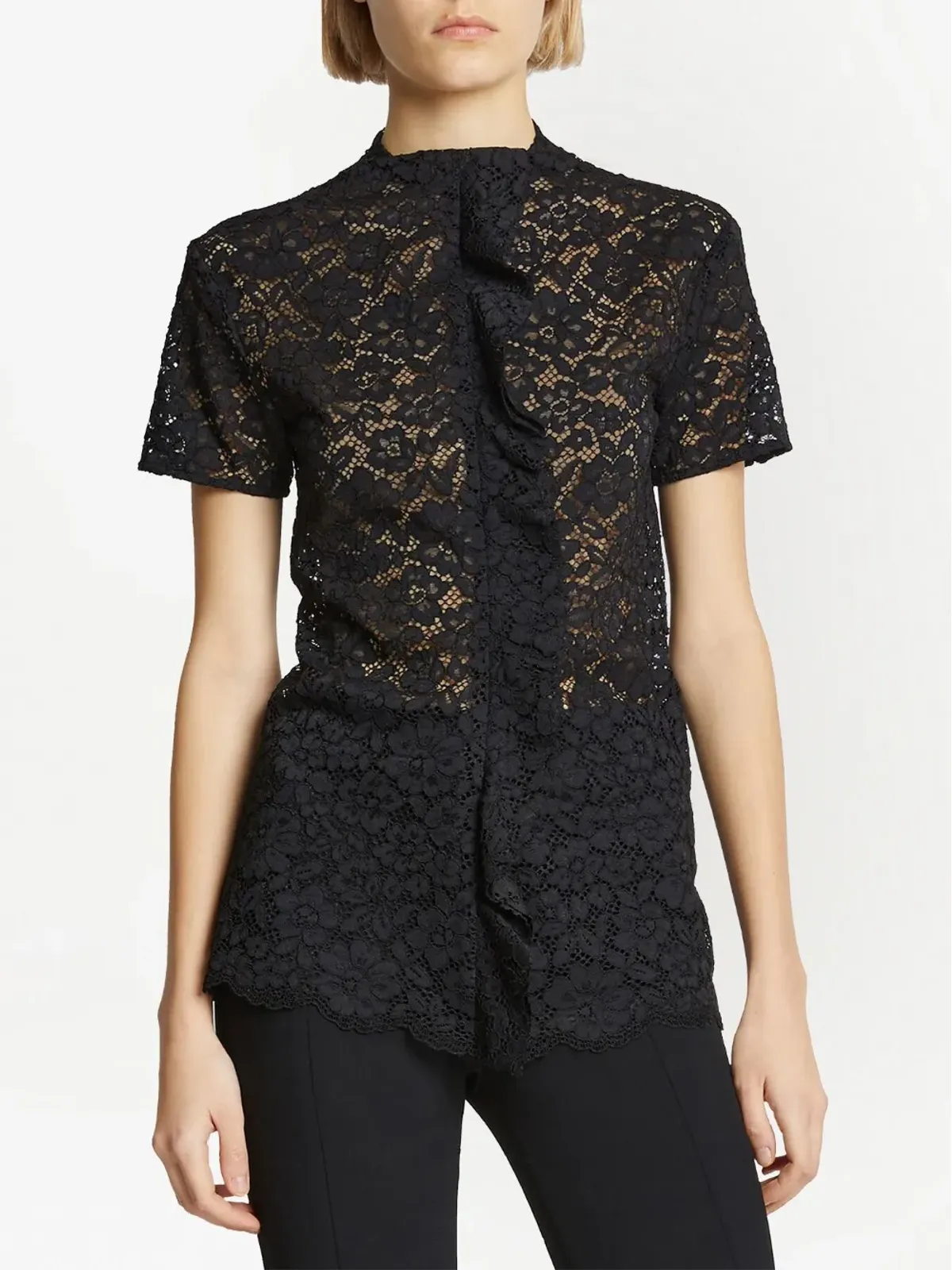 Proenza Schouler ストレッチレーストップ - 画像5