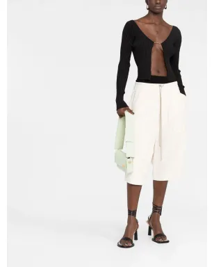 Jacquemus リブ編み Vネック カーディガン - サムネイル2
